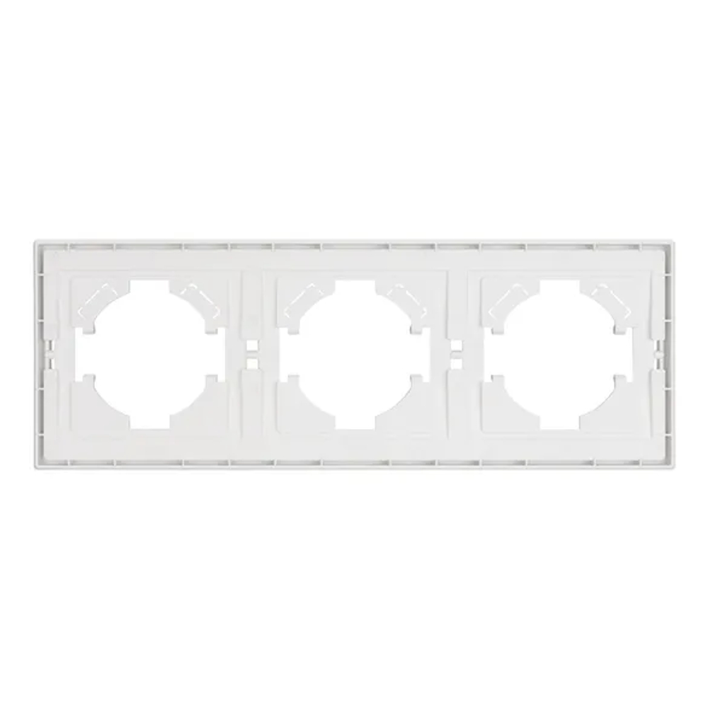 Рамка пластиковая FRM-TENDO-SFPL-3-WH (Arlight, -) 054653
