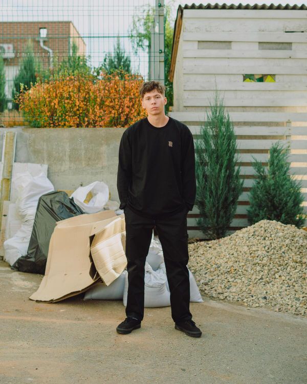 Лонгслив черный - фото 10