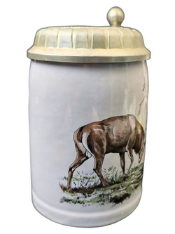 Кружка пивная "Олень в лесной чаще" Германия