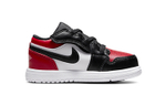 Baby Jordan Air Jordan 1 low-cut retro basketball shoes black and red toes