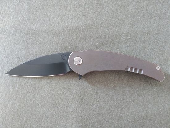 Складной нож скл Medford VIPER MF/VIPER PVD-Bronze c клинком из стали D2, рукоять титан