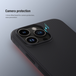 Усиленный противоударный чехол от Nillkin для iPhone 15 Pro Max, серия Super Frosted Shield Pro