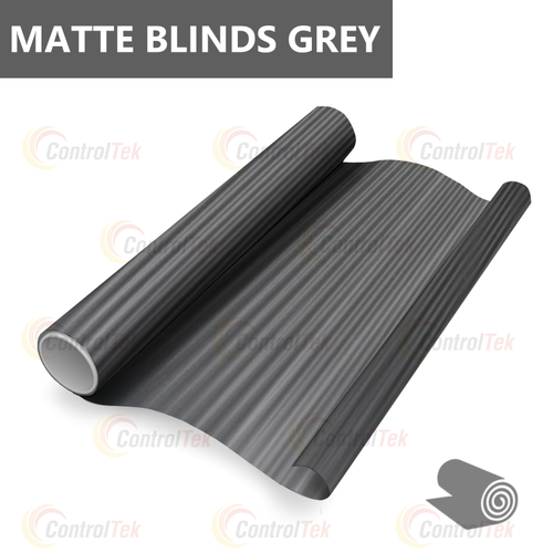 Пленка для окон декоративная MATTE BLINDS GREY ControlTek, рулон (ширина рулона 1,524 м.)