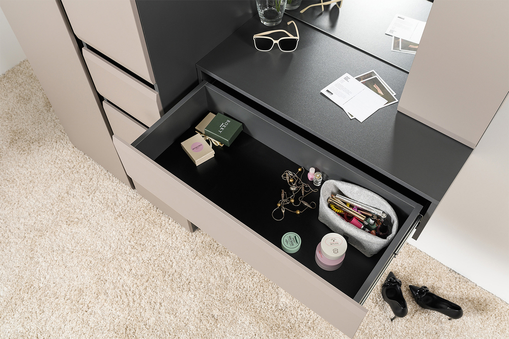 Комод Сидней 16.231.02, Антрацит, Веллюто Капучино