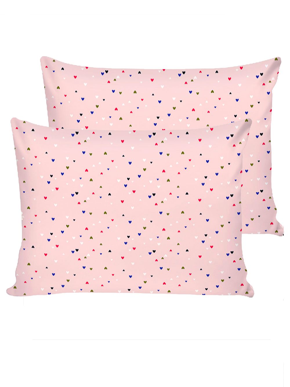 Постельное белье перкаль Сказка "Сердечки" 1,5-сп Наволочка 50x70 см 1 шт Простынь 150x215 см Пододеяльник 145x215 см