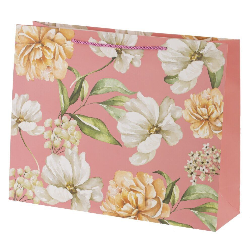 GAEM Пакет подарочный L (бумага 210г/м2, блок микс 12шт), L38,5 W11 H30 см, 4в.