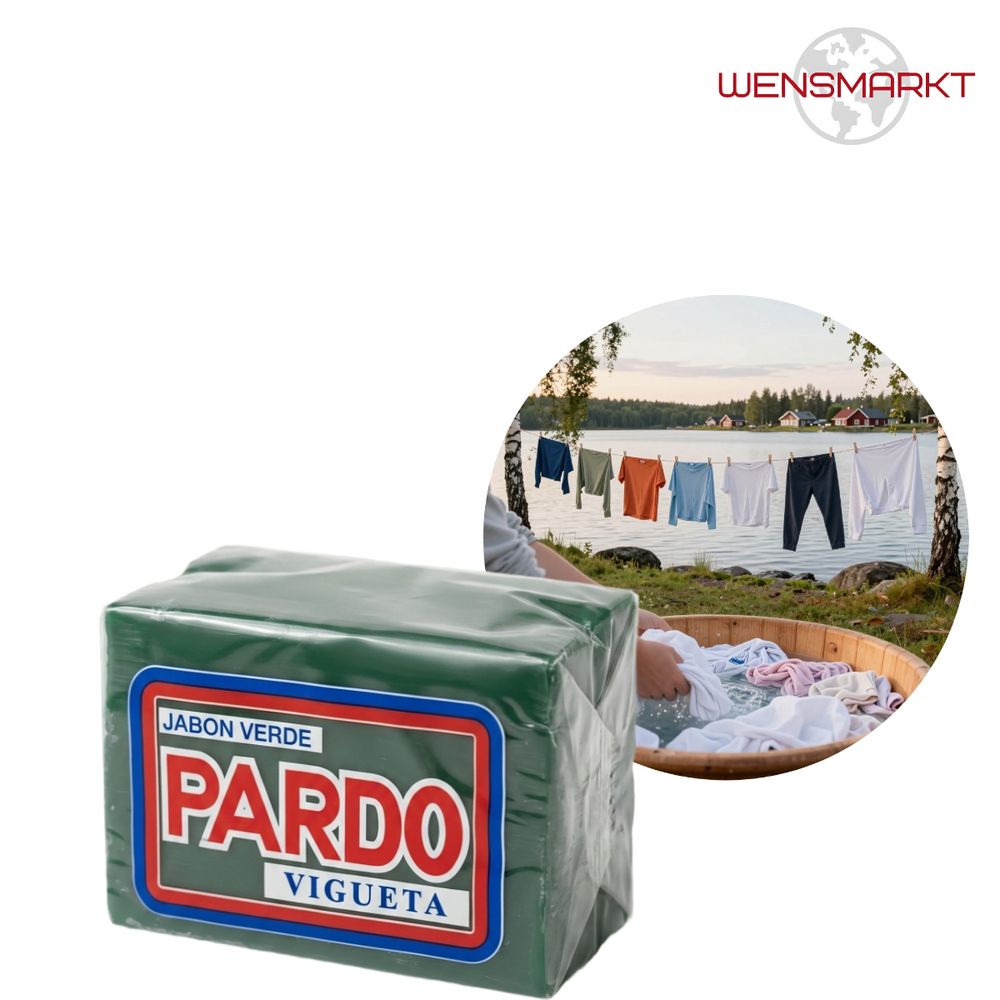 Мыло-пятновыводитель натуральное Pardo (зелёное), 400 г, Испания