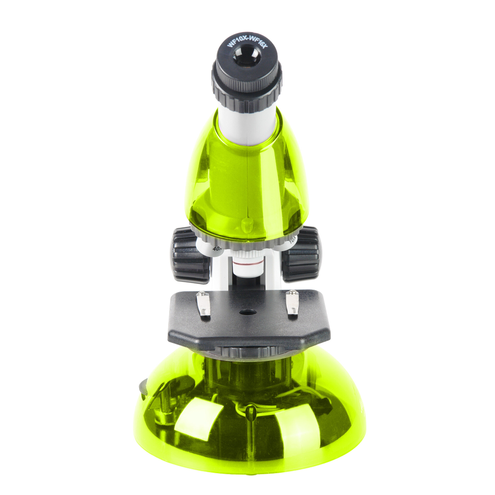 Микроскоп Микромед Атом 40x-640x (лайм) - фото 3