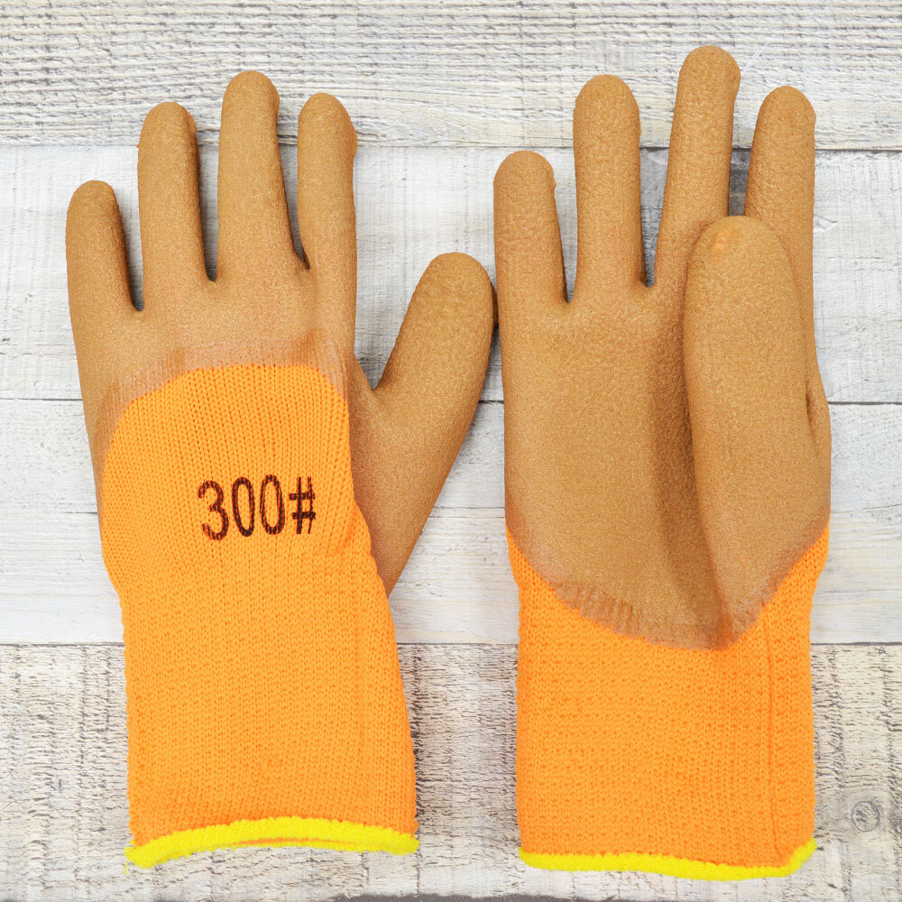 Перчатки хозяйственные двойные с нитриловым обливом, 75г