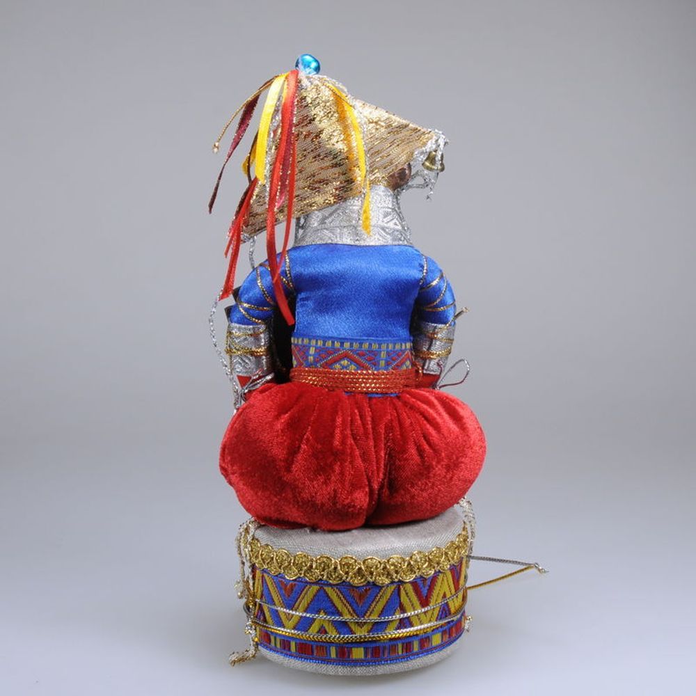 Интерьерная кукла Медведь на барабане