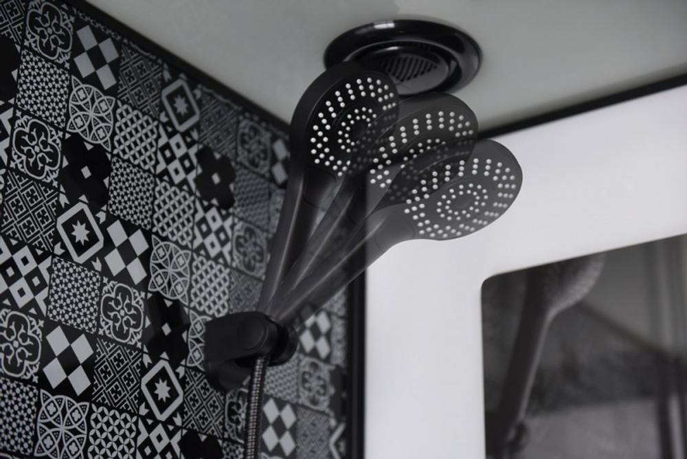 Душевая кабина Esbano ESKBB90CR 90x90x210 черный