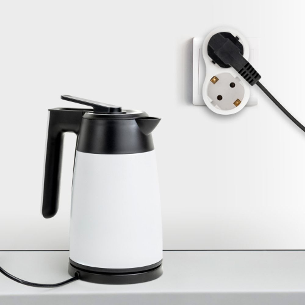 Разветвитель электрический ЭРА SPx-2e-W на 2 розетки с заземлением 16А белый