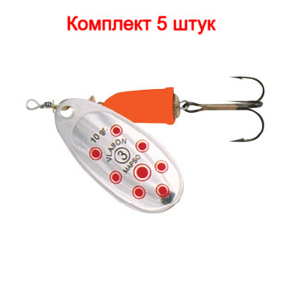 Блесна вертушка VLASON, 1, CFO, 1 шт 4 гр 50 мм