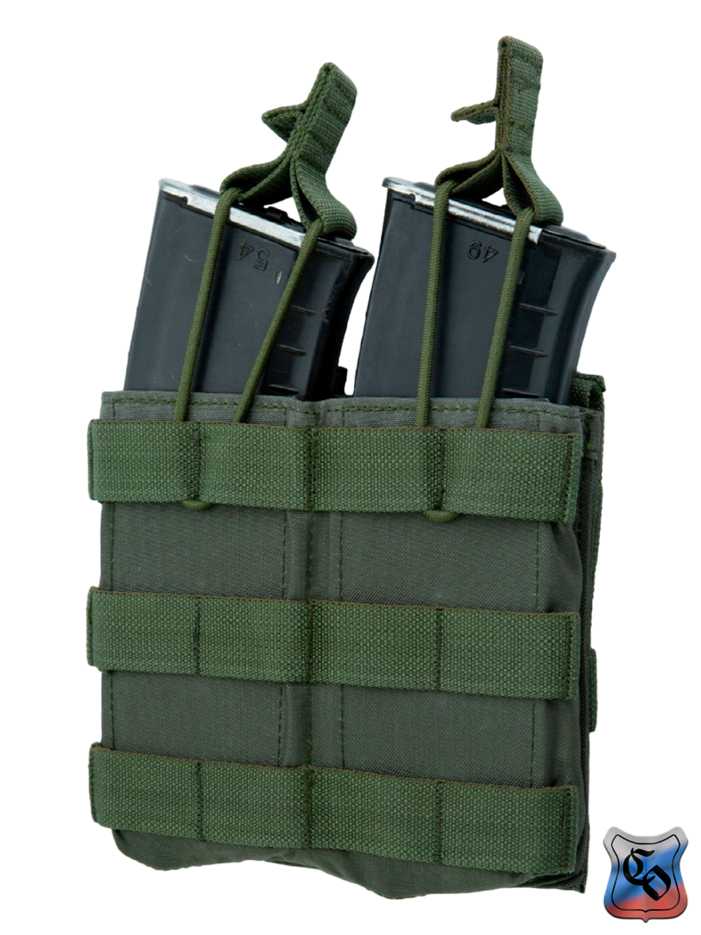 Подсумок SSO АКМ 2 MOLLE без клапана. Олива