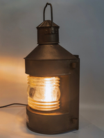 Большой напольный светильник из корабельного топового фонаря «Топовый ТС», Ленинград, 1970 год