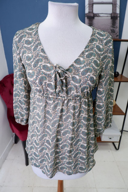 Блузка Oodji c принтом пейсли 44 размер