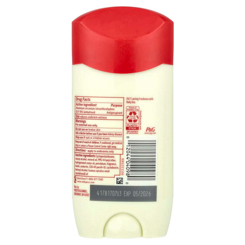 Old Spice, Антиперспирант и дезодорант, древесина с сандаловым деревом, 96 г (3,4 унции)