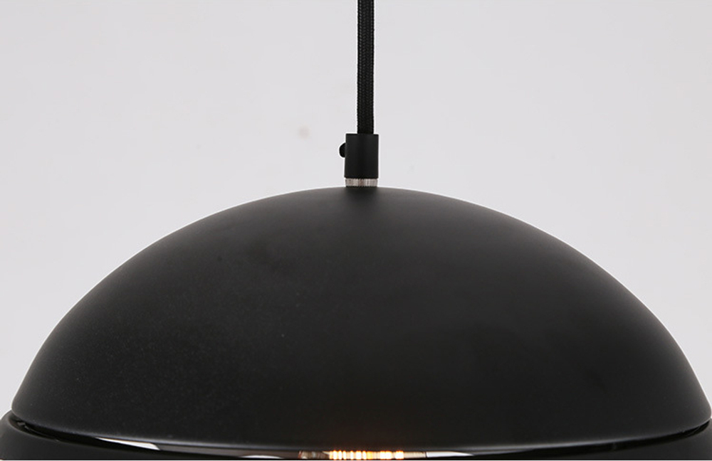 Pendant design lamp Kelly Cluster by Studio Italia Design (Black/hemisphere)
