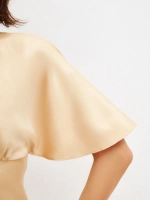 Платье комбинация шелковое с крылышками