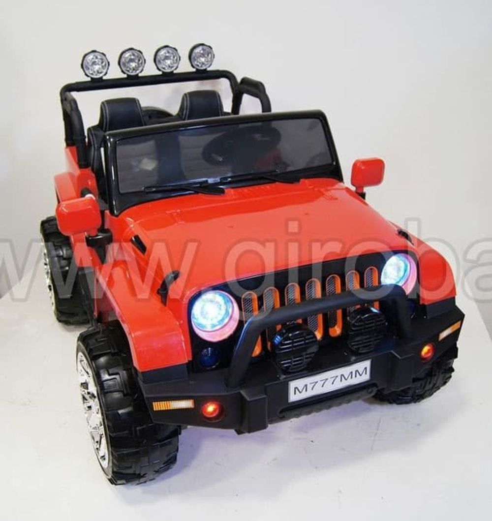 Детский электромобиль River Toys JEEP M777MM красный купить в Москве