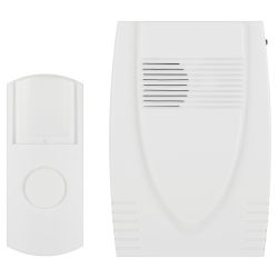 Звонок дверной ЭРА C71 беспроводной белый 6 мелодий