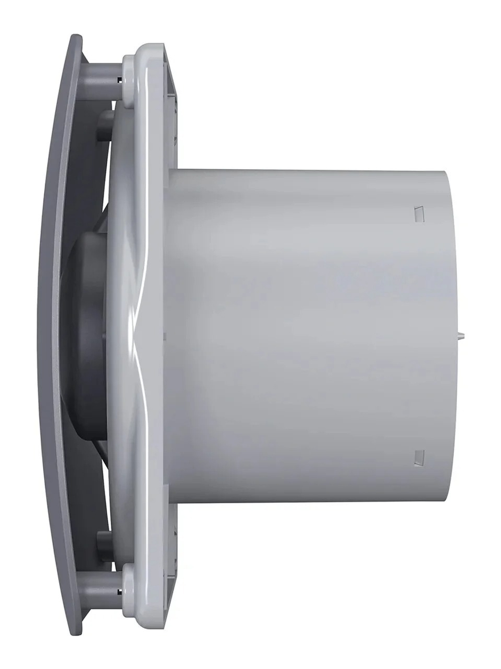 Вентилятор вытяжной D100 RIO 4С с обратным клапаном Dark gray metal DICITI