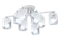07245/8 WHITE+CHROME (1) Люстра (RL)