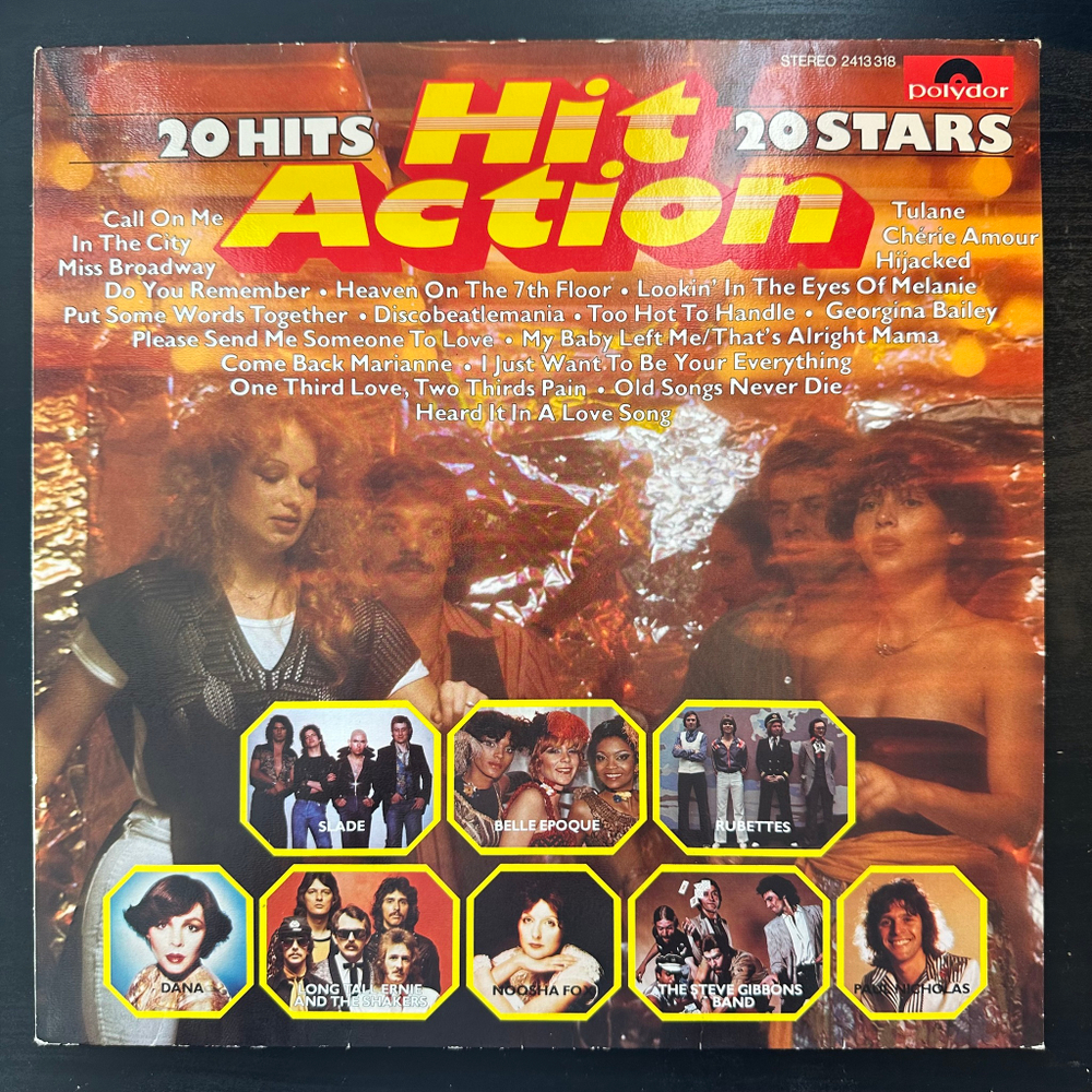 Сборник Hit Action 20 Hits - 20 Stars (Германия 1977г.)
