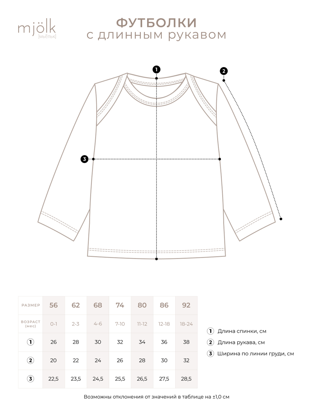 Футболка с длинным рукавом Mjölk Томаты Черри, уценка