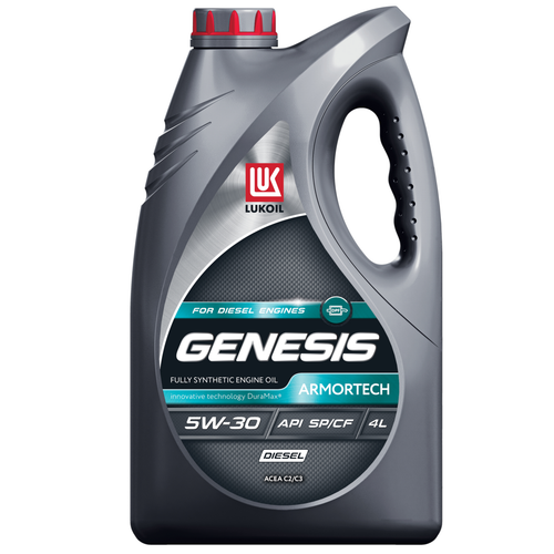 Моторное масло Лукойл Genesis Armortech Diesel 5W-30, синтетическое, 4 л