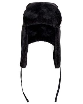 Шапка-ушанка "Сириус-Люкс" (чёрн)