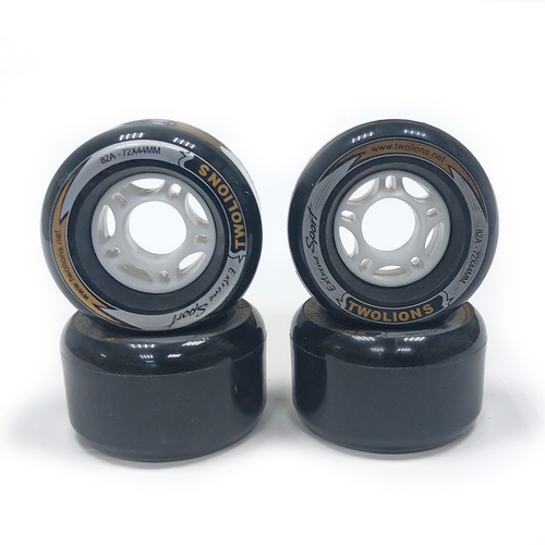 Колеса для лонгборда Twolions Black 72х44мм 82А