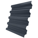 Профнастил H75 Железный Форт Pe 0,8 мм RAL 7024 графитовый серый