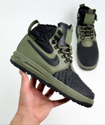 Кроссовки Nike LF 1 Duckboot на меху #B23 (зел.)