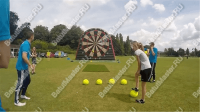 Надувной герметичный дартс «Стандарт» диаметр 4 м, размер 4×1,5×4 м