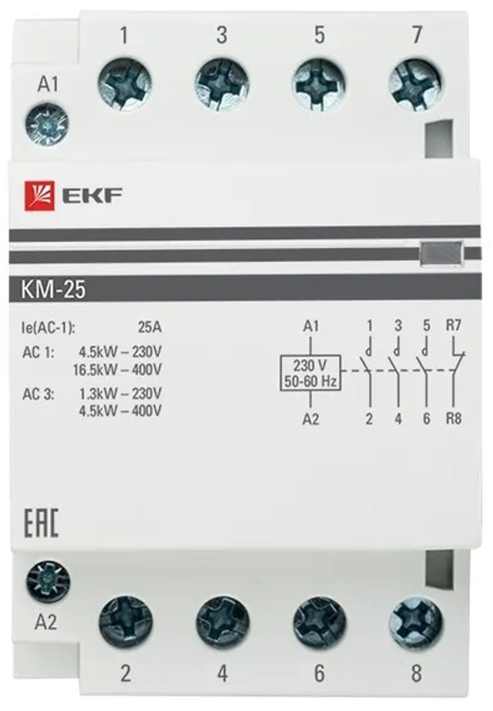 Контактор  EKF km-3-25-31