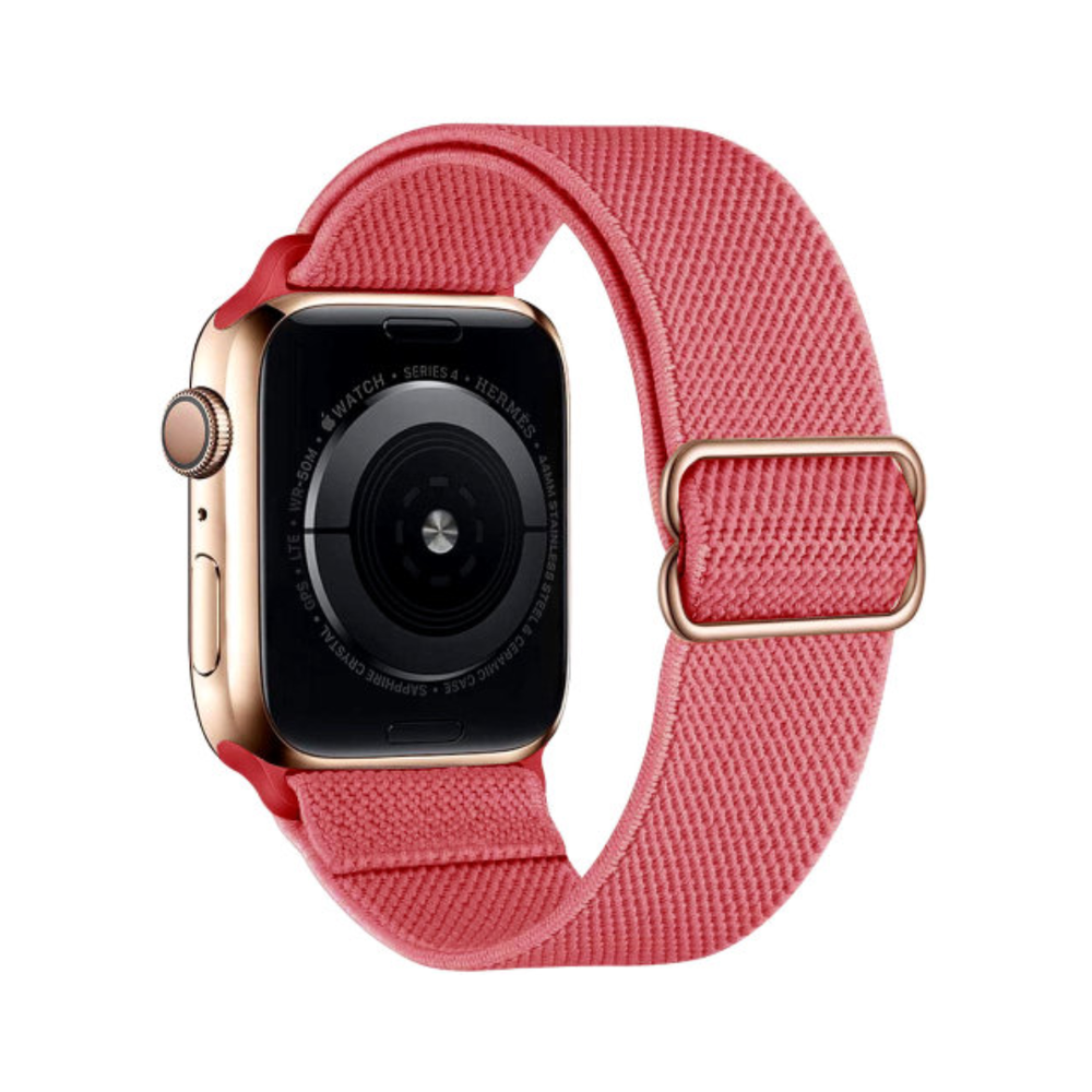 Эластичный ремешок Apple Watch, 42/44/45, S/M, M/L, коралловый