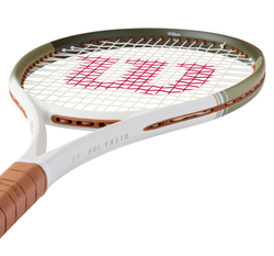 Теннисная ракетка Wilson Ultra 100 V5 Desert - brown/green/sand + Струны