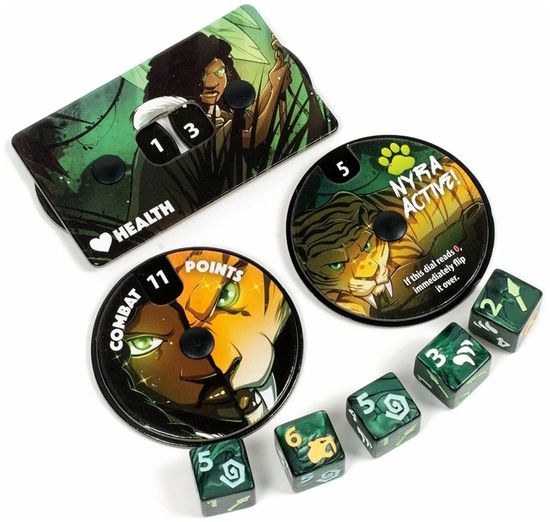 Настольная игра Трон кубов. Второй сезон. Перезагрузка: Битва 2. Тактик vs Охотница