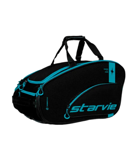 Сумка для падел Starvie Racing Drax Black-Blue 2025, премиальная и функциональная