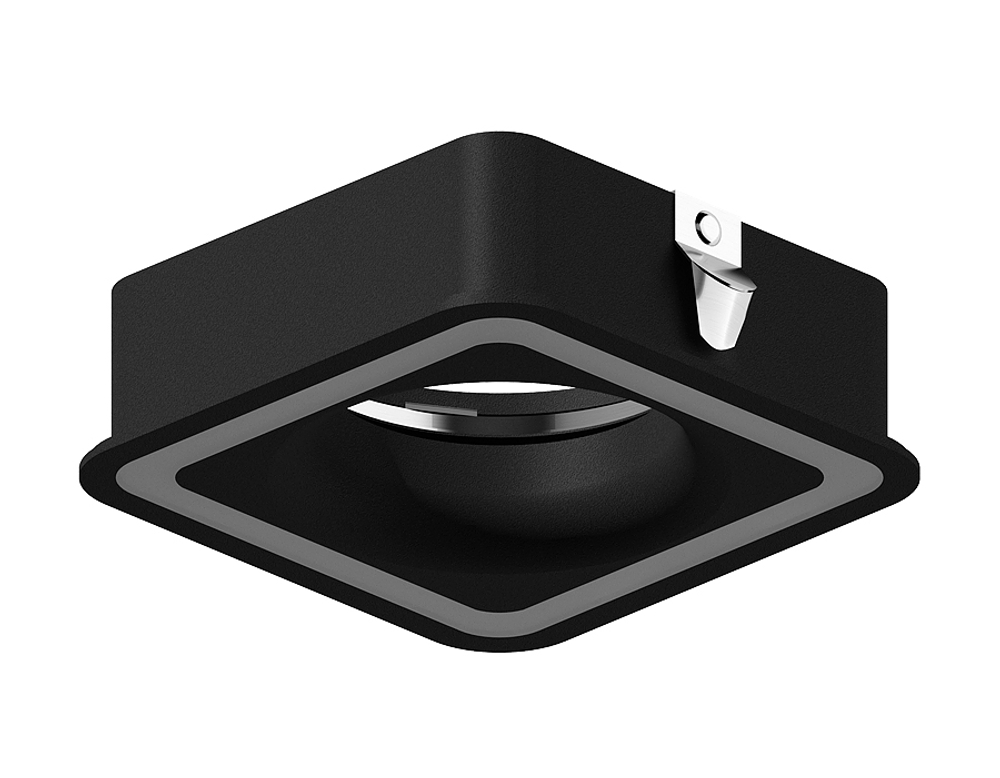 N7716 SBK черный песок 70*70mm H26mm Out2mm MR16