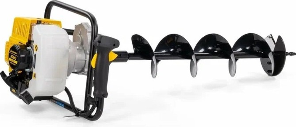 Бензобур CHAMPION AG243 со шнеком