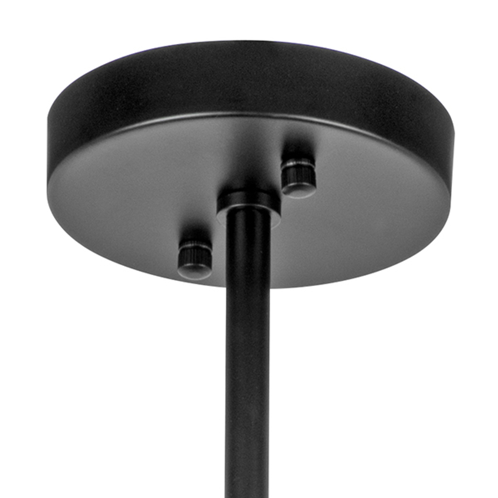 815480 Люстра CROCO 8х40W E14 ЧЕРНЫЙ МАТОВЫЙ/ЗОЛОТО