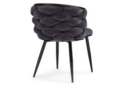 Стул на металлокаркасе Rendi gray-blue / black