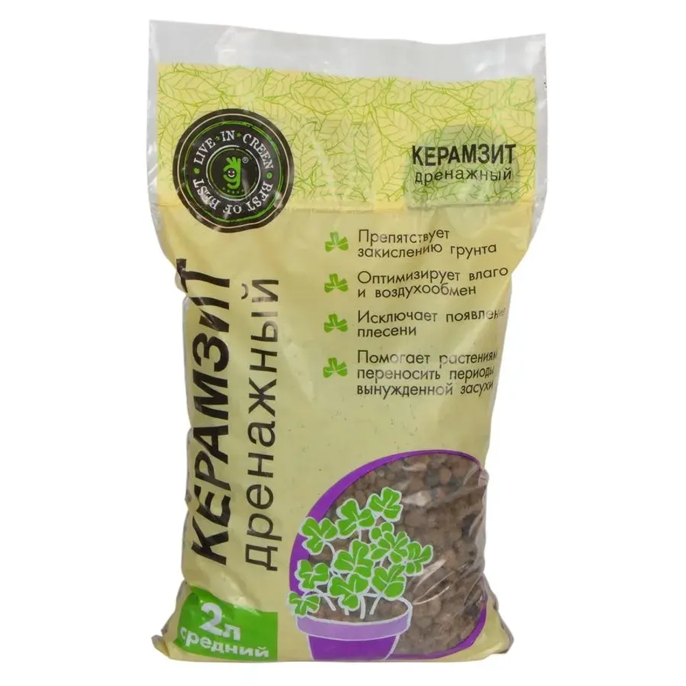 Дренаж керамзитный 2л 4-6мм