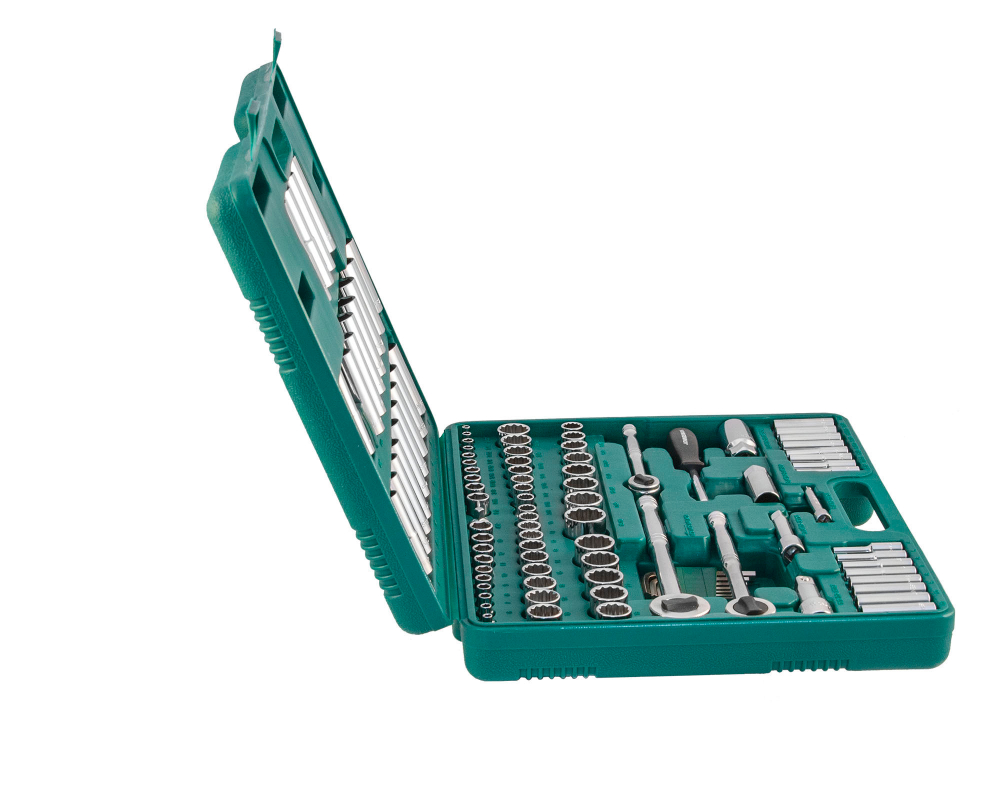 S05H48107S Набор инструмента универсальный 1/4", 3/8" и 1/2"DR, 107 предметов