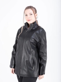 Куртка женская кожаная большие размеры