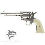 Пневматический револьвер Umarex Colt SAA .45-5,5 Nickel Finish (Пулевой)