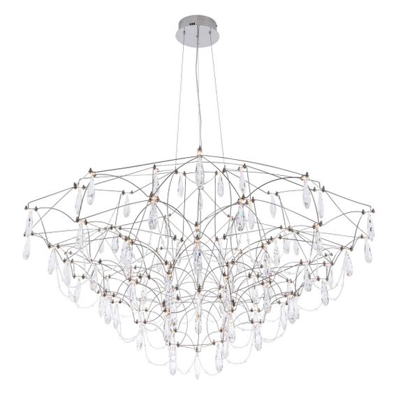 Подвесная светодиодная люстра Modelux Premium ML.5602.1200P СН