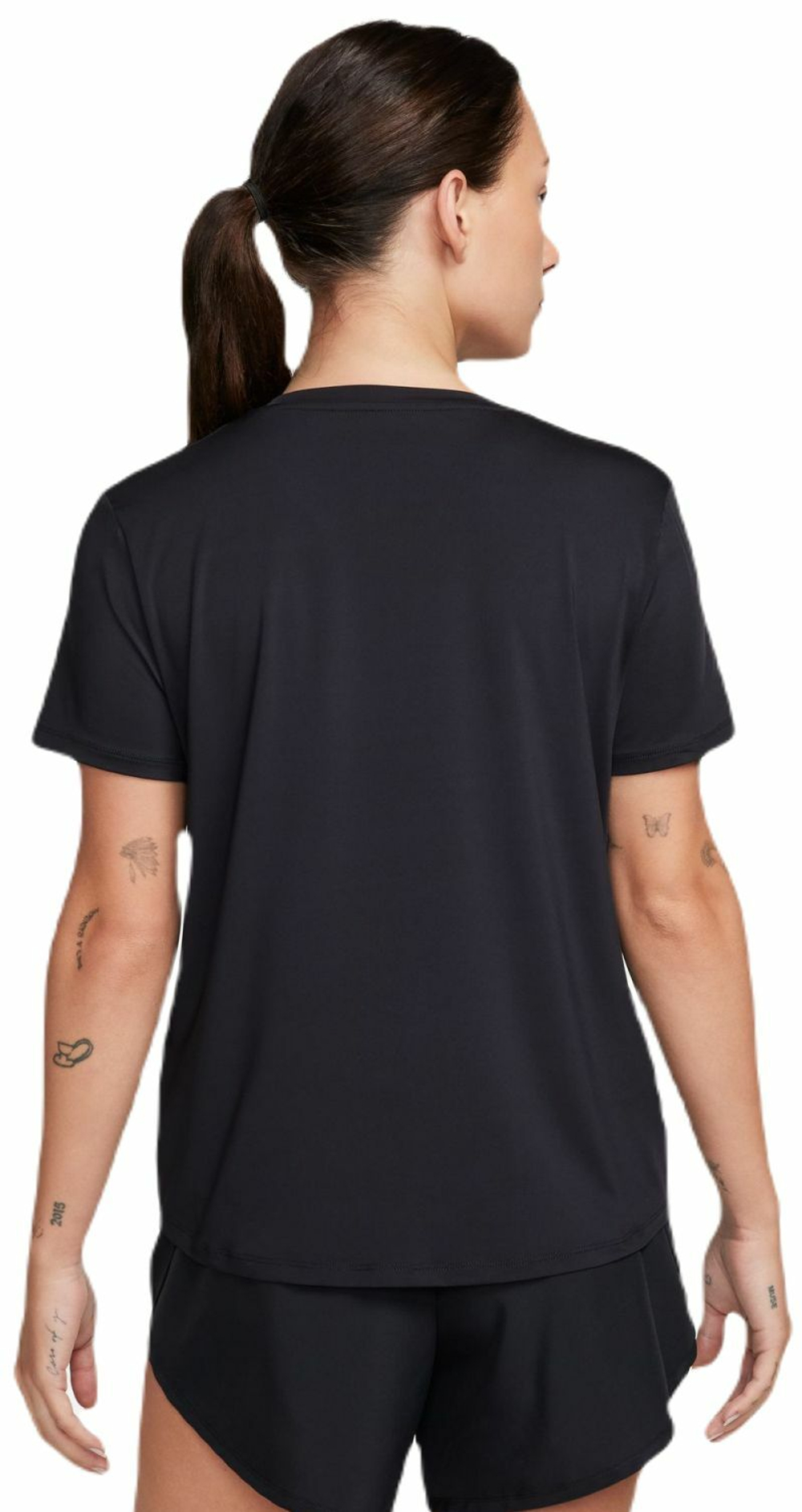 Женская теннисная футболка Nike Dri-Fit One Classic Top - черный